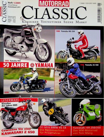 Deckblatt Motorrad Classic (01/2005)